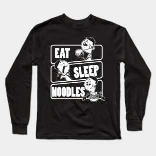 Eat Sleep Noodles Repeat - Gift for Noodle lover print Long Sleeve T-Shirt